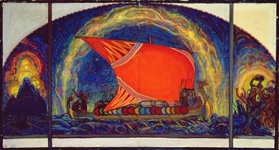 Barco de vela Kalevipoegs `Lennuk, 1910 de Nikolai Triik